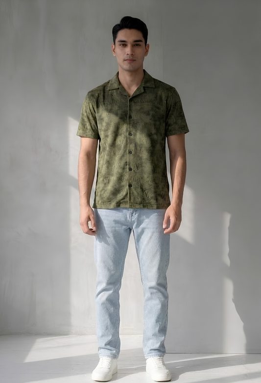 Olive Camp Shirt